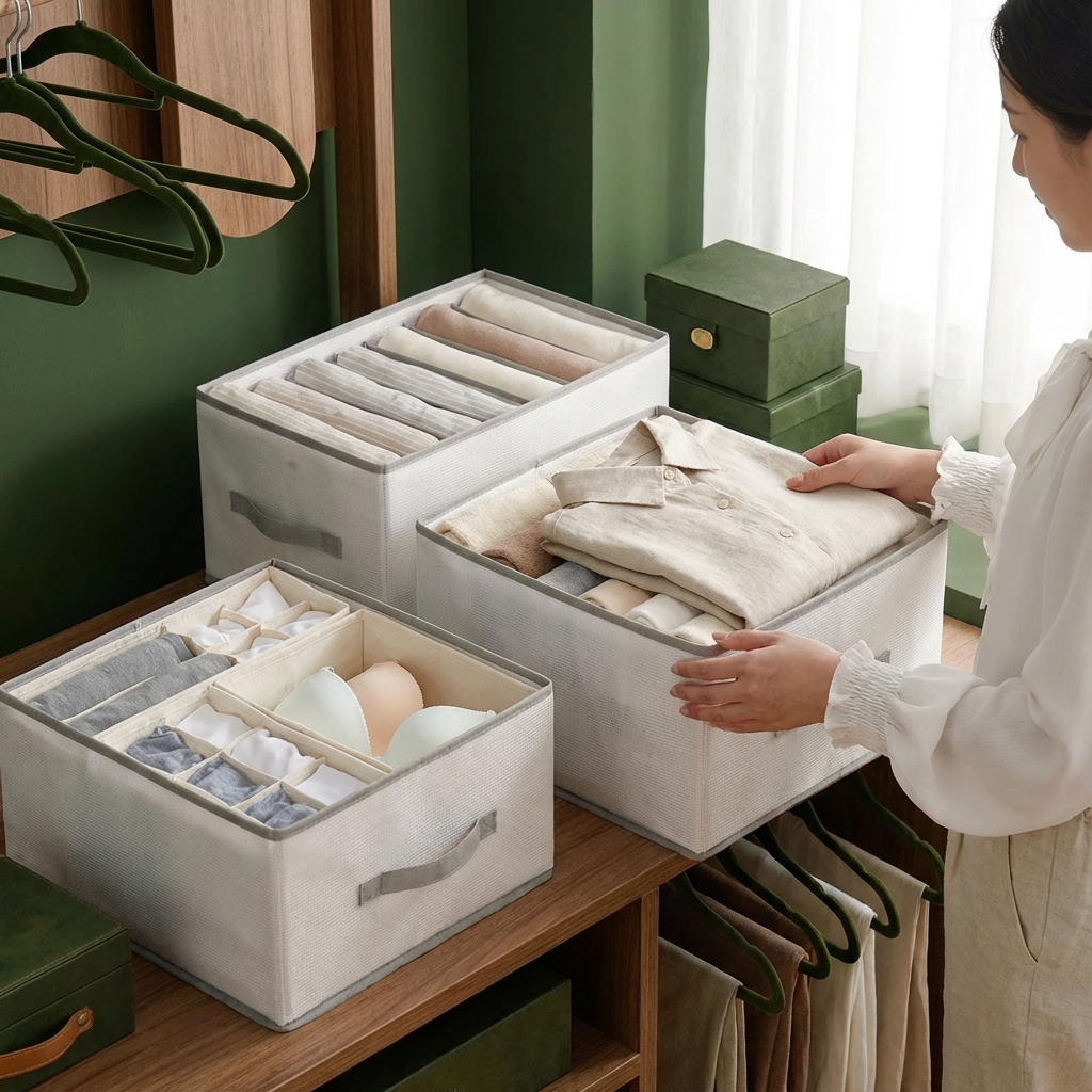 Foldable Clothing Storage Box